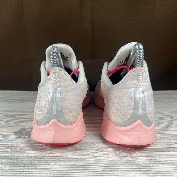 Nike Air Zoom Pegasus 35 White Pink Running Shoe Athletic Sneaker Womens 8 - Picture 8 of 9